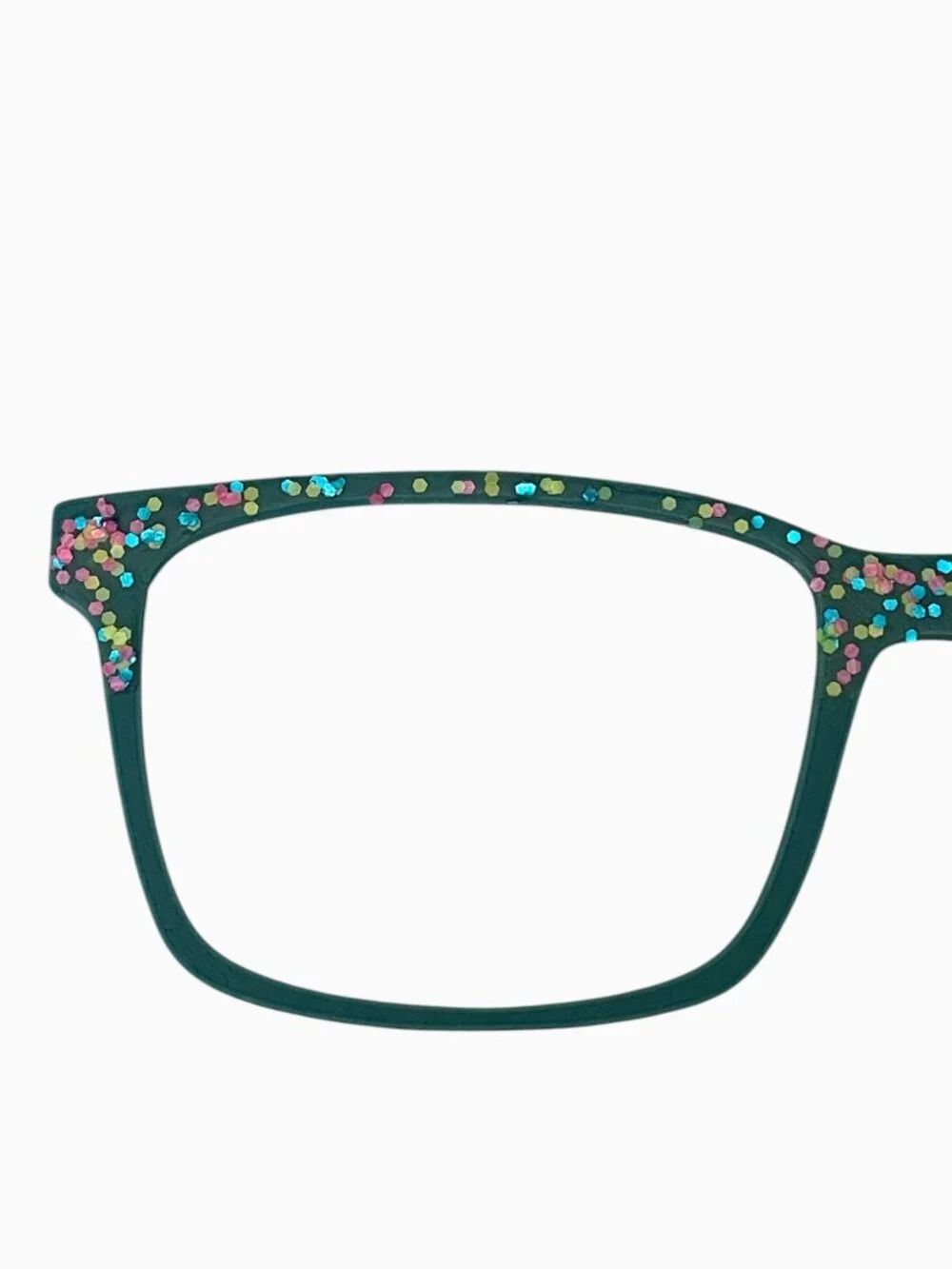 Teal Glitter Kirby Pair Topper-Glitter Kirby Frame Topper-New!